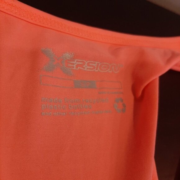 3/$20 XERSION Vneck Athletic Tank Top Geometric Racerback Sporty Womens Small - Picture 9 of 11